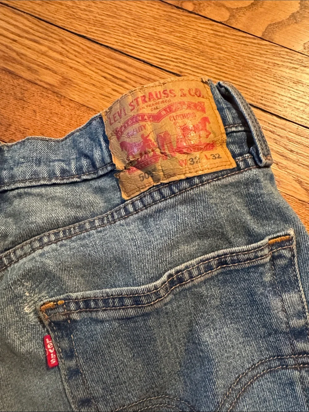 Levi’s 505 Classic Blue Men's Straight-Leg Jeans 32x32